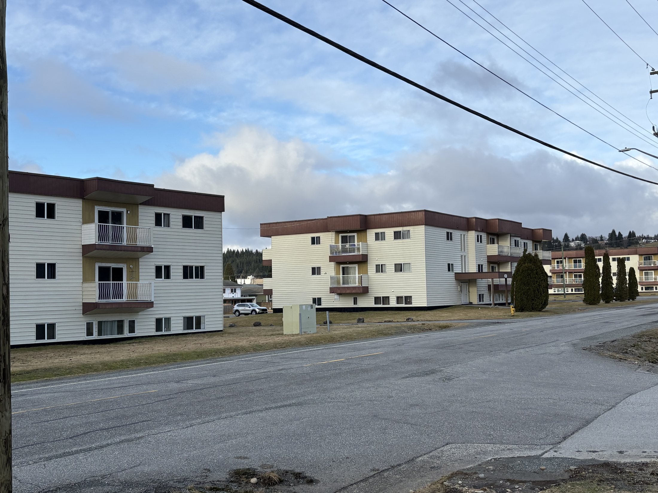 Exterior view of Quatsino Apartments
